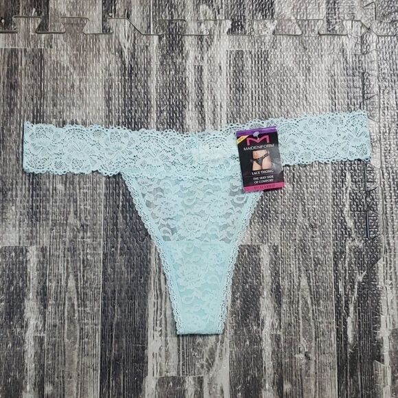 NEW!  MAIDENFORM LACE THONG - Picture 2 of 7